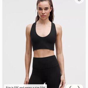 lululemon athletica Black Racerback Sports Bra